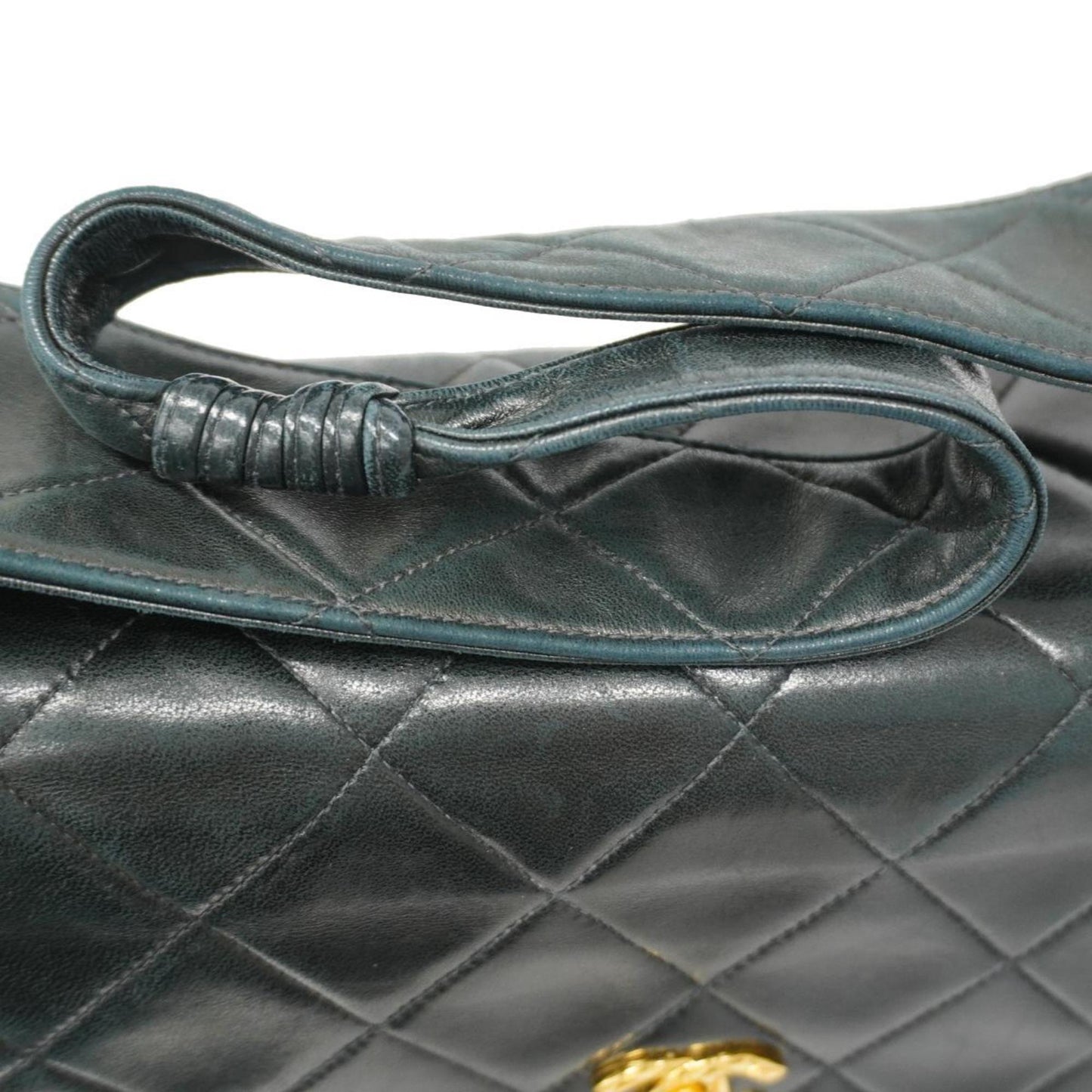 Chanel Shoulder Bag Matelasse Brilliant Lambskin Black Women's