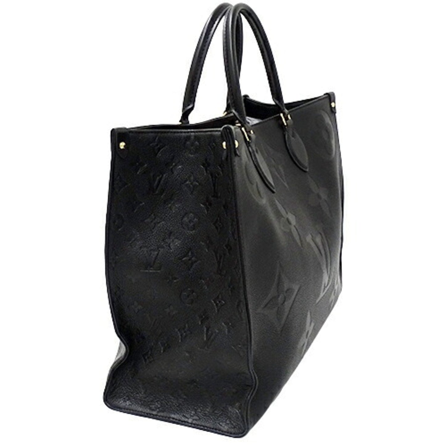 LOUIS VUITTON Bag Monogram Empreinte Women's Tote 2way On the Go GM Noir M44925 Black