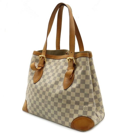 LOUIS VUITTON Damier Azur Hampstead MM Tote Bag Shoulder N51206