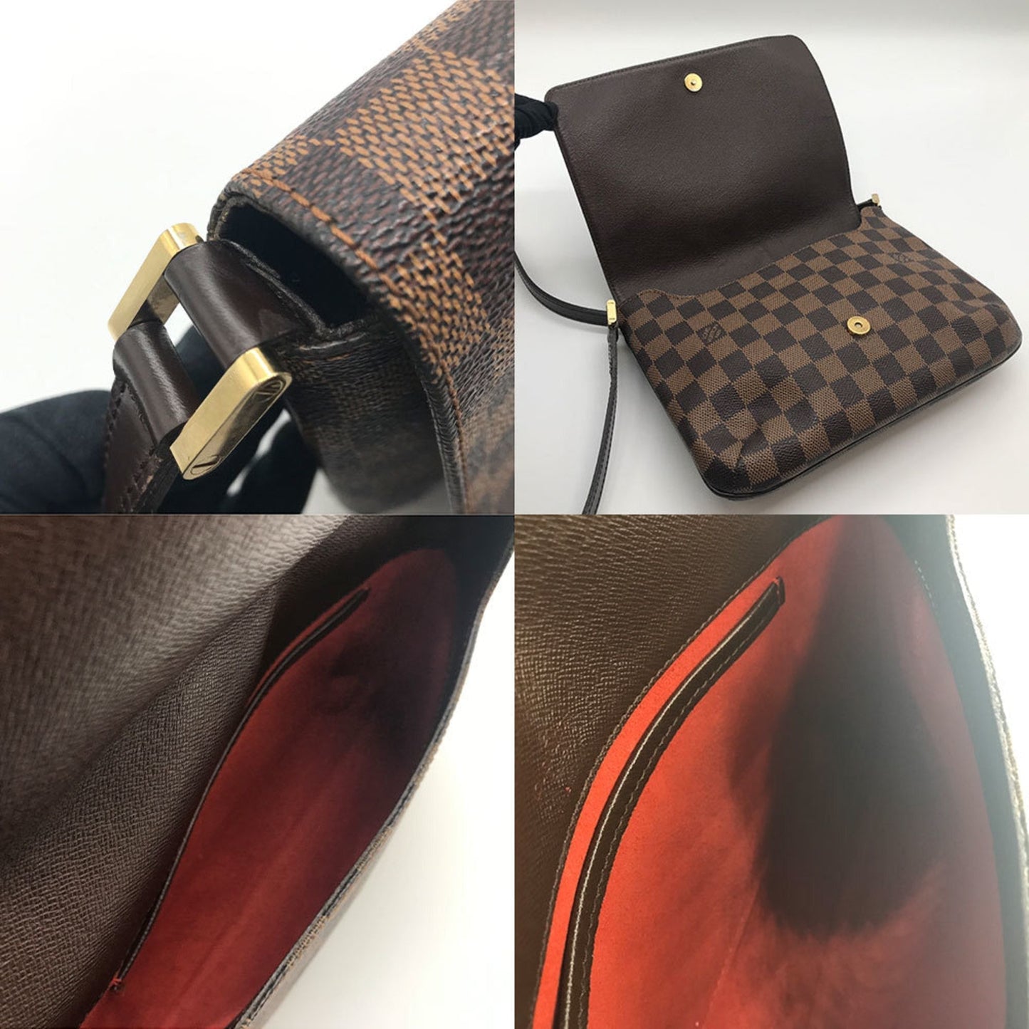 LOUIS VUITTON Shoulder Bag Musette Tango Damier N51301 Women's