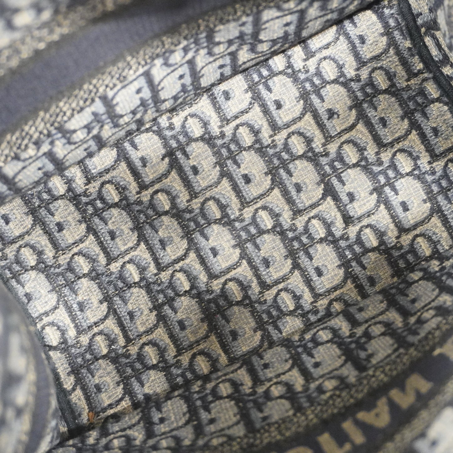 CHRISTIAN DIORAuth  Book Tote Small Women's Canvas Tote Bag Navy