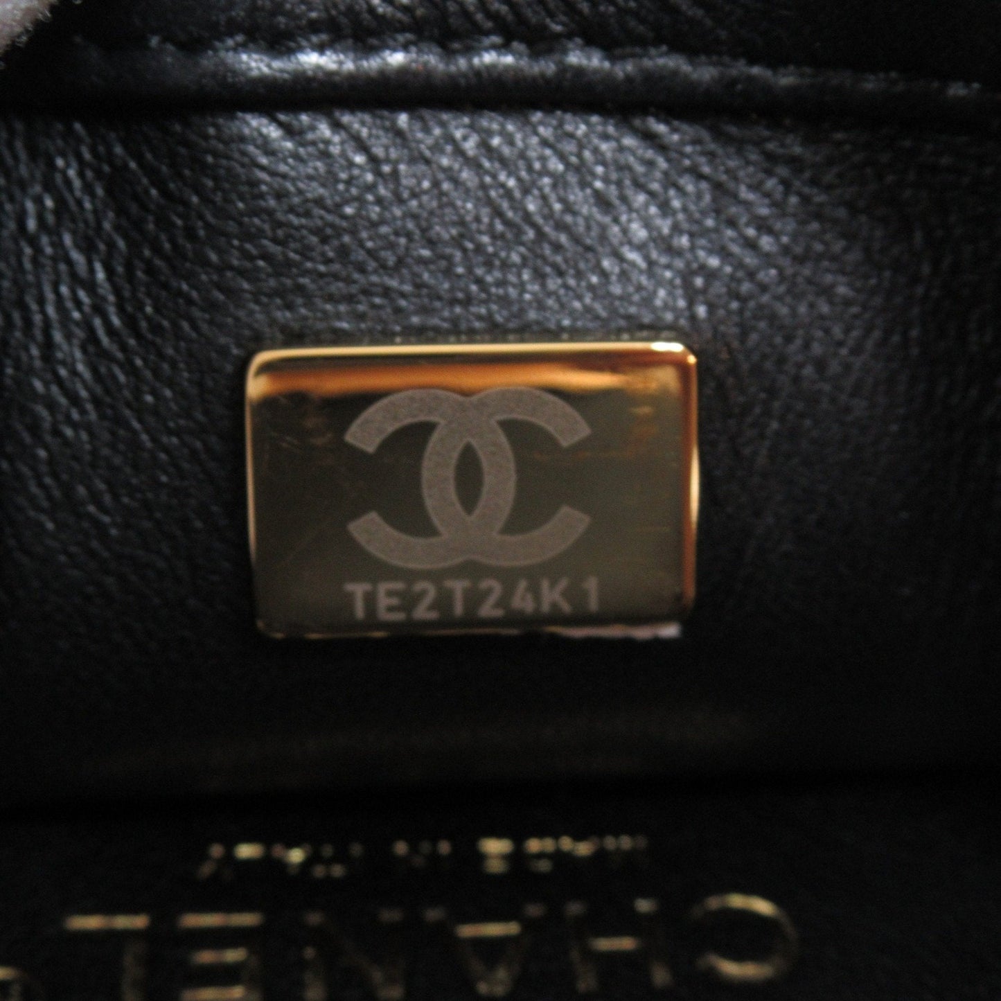 CHANEL Mini Matelasse Chain Shoulder Bag Black Lambskin (sheep leather) AS3456