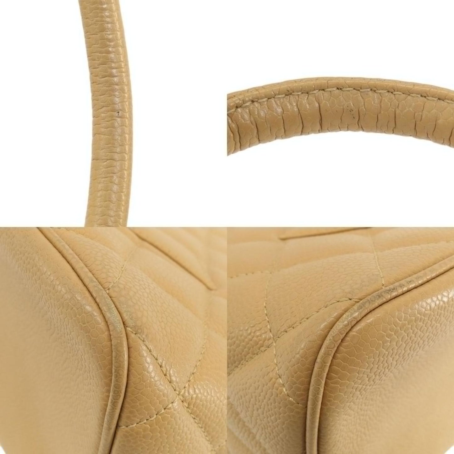 Chanel Reproduction Tote Bag Caviar Skin Women's