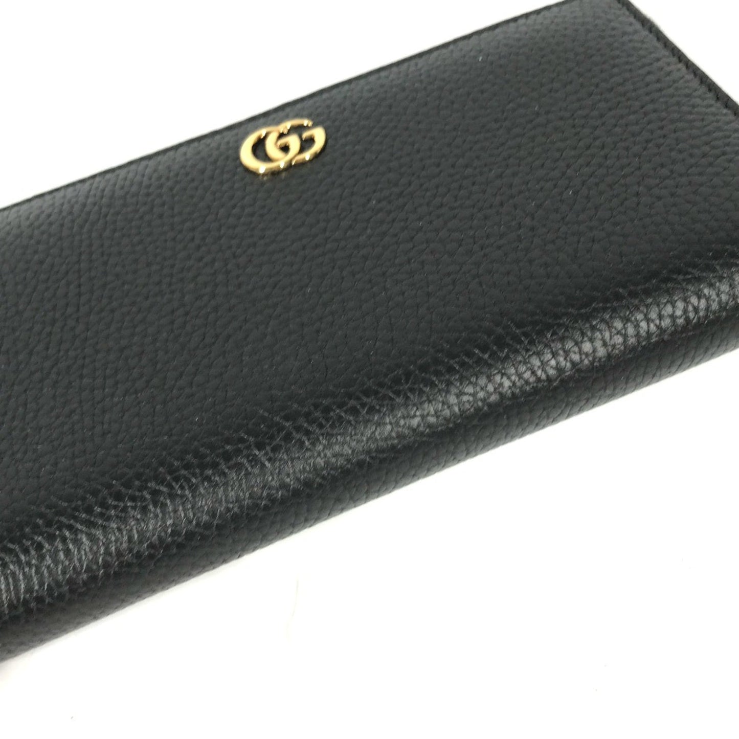 Gucci Navy Leather Long Wallet (Bi-Fold)