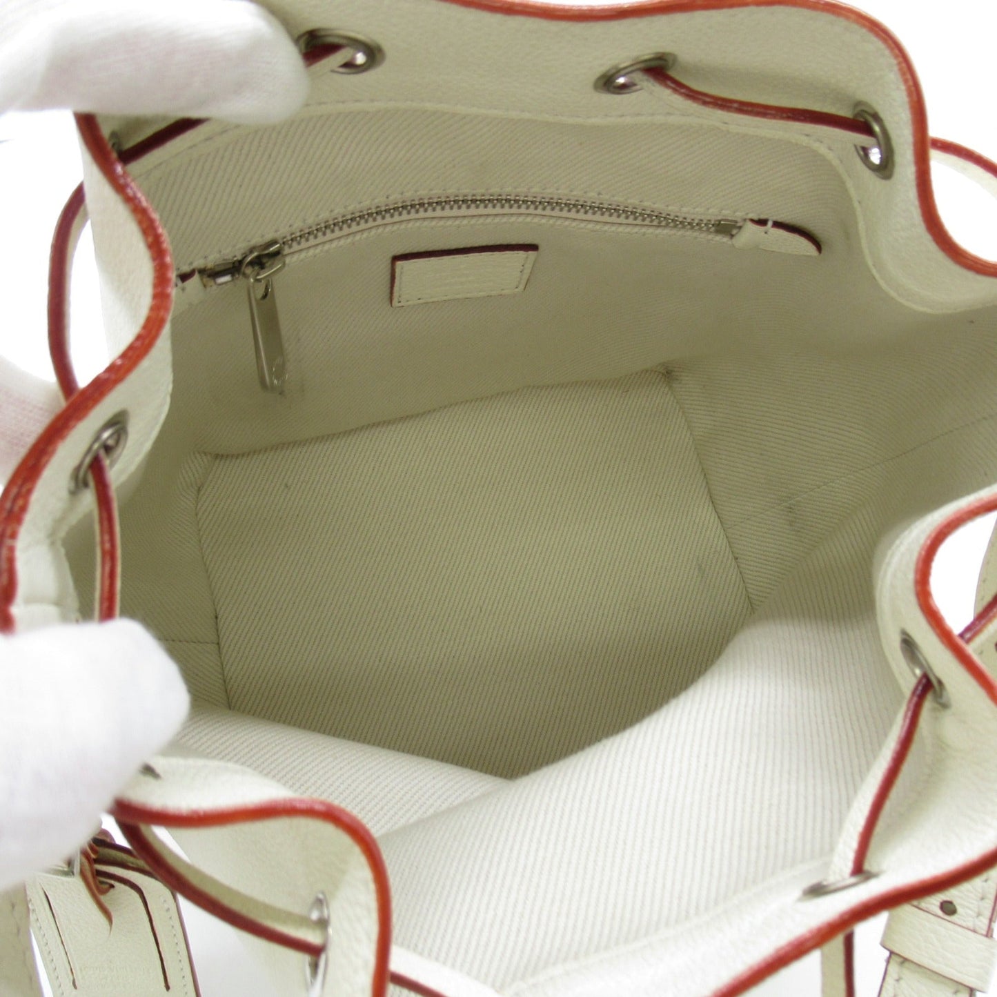 LOUIS VUITTON Noe BB Shoulder Bag White Blanc Suhali leather M42612