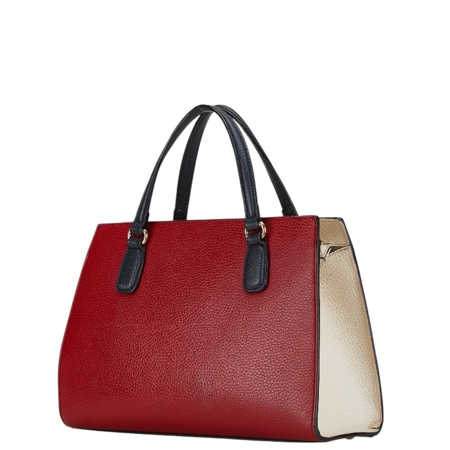 Gucci Red Color Leather Handbag Shoulder Bag
