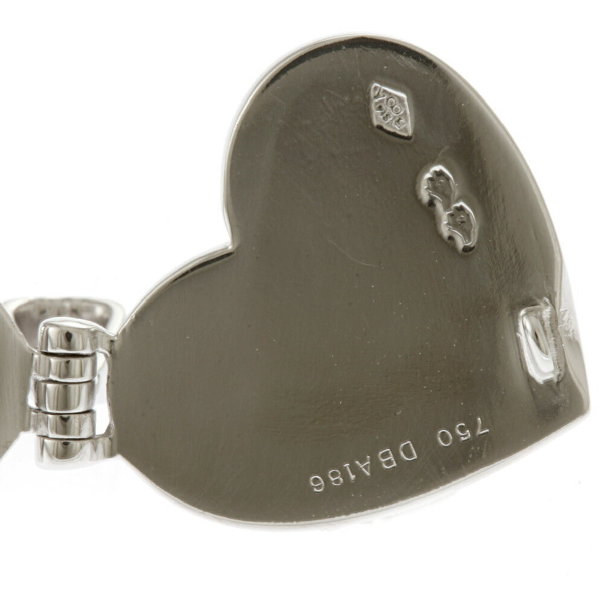 LOUIS VUITTON Pendantif Cool Heart Pendant Top K18 White Gold Women's