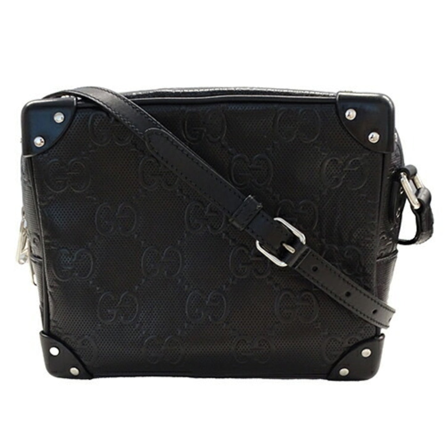 Gucci Black Leather Shoulder Bag ()