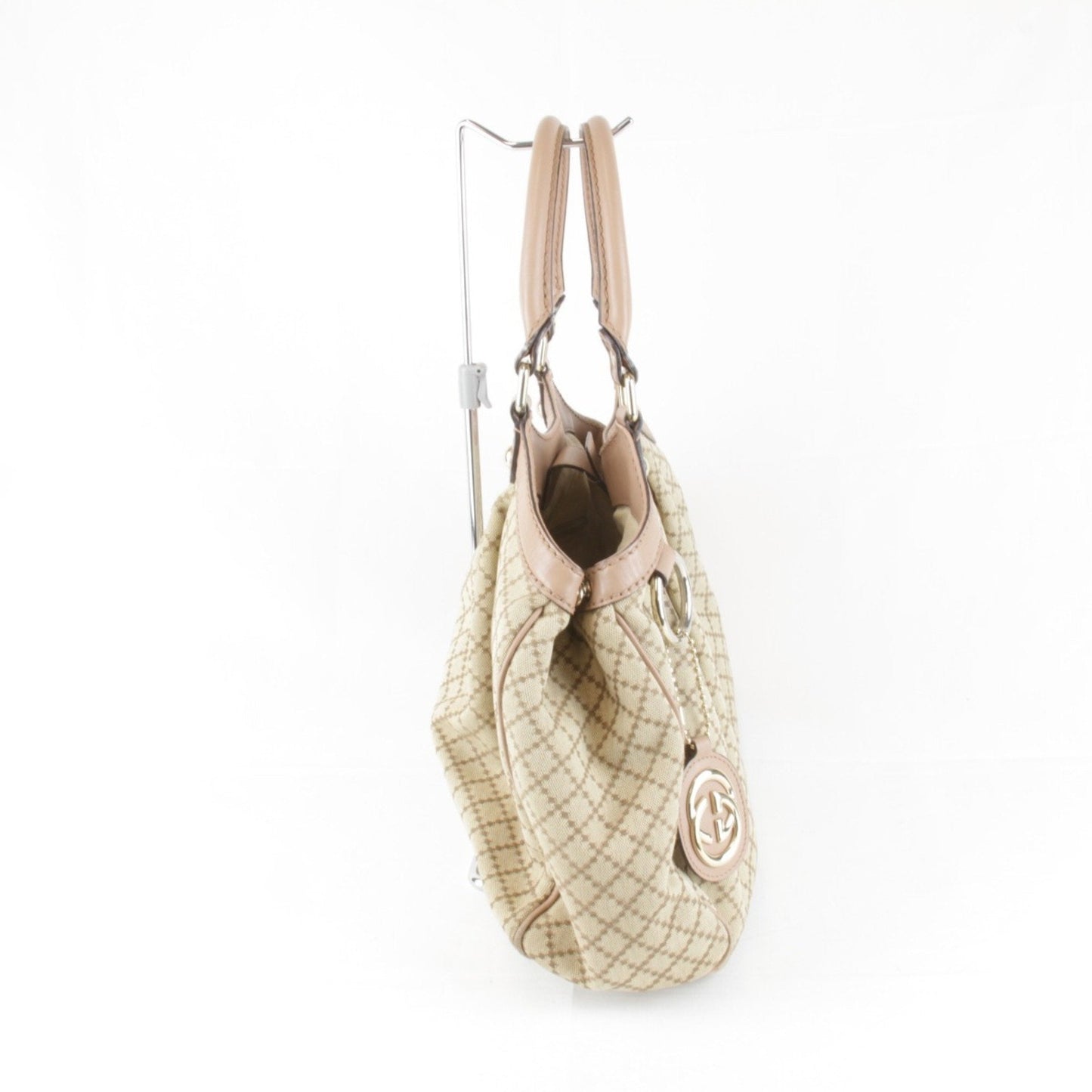 Gucci Beige Canvas Handbag