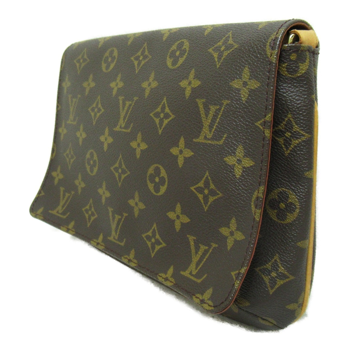 LOUIS VUITTON Musette Tango Short Brown Monogram PVC coated canvas M51257