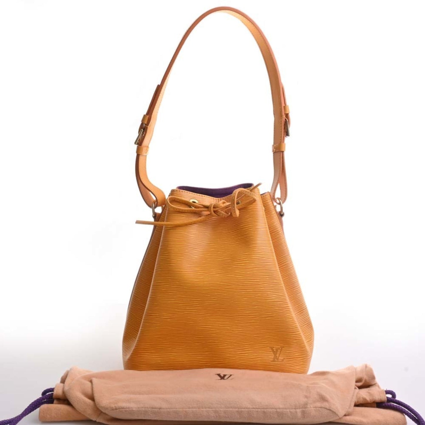 LOUIS VUITTON Epi Noe Shoulder Bag M44009 Yellow Ladies