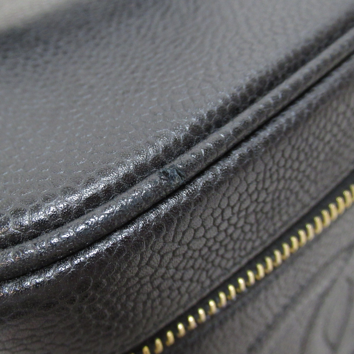 CHANEL Vertical Vanity Handbag Black Caviar Skin (Grained Calf)