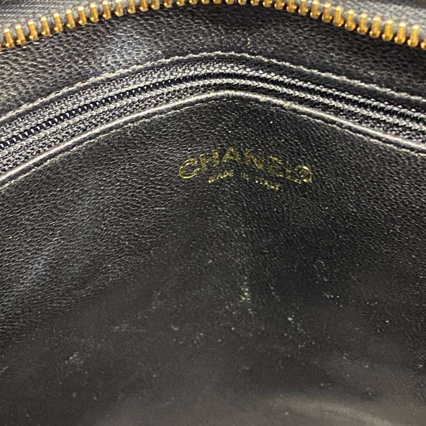 Chanel Tote Bag Reproduction Caviar Skin Black Women's