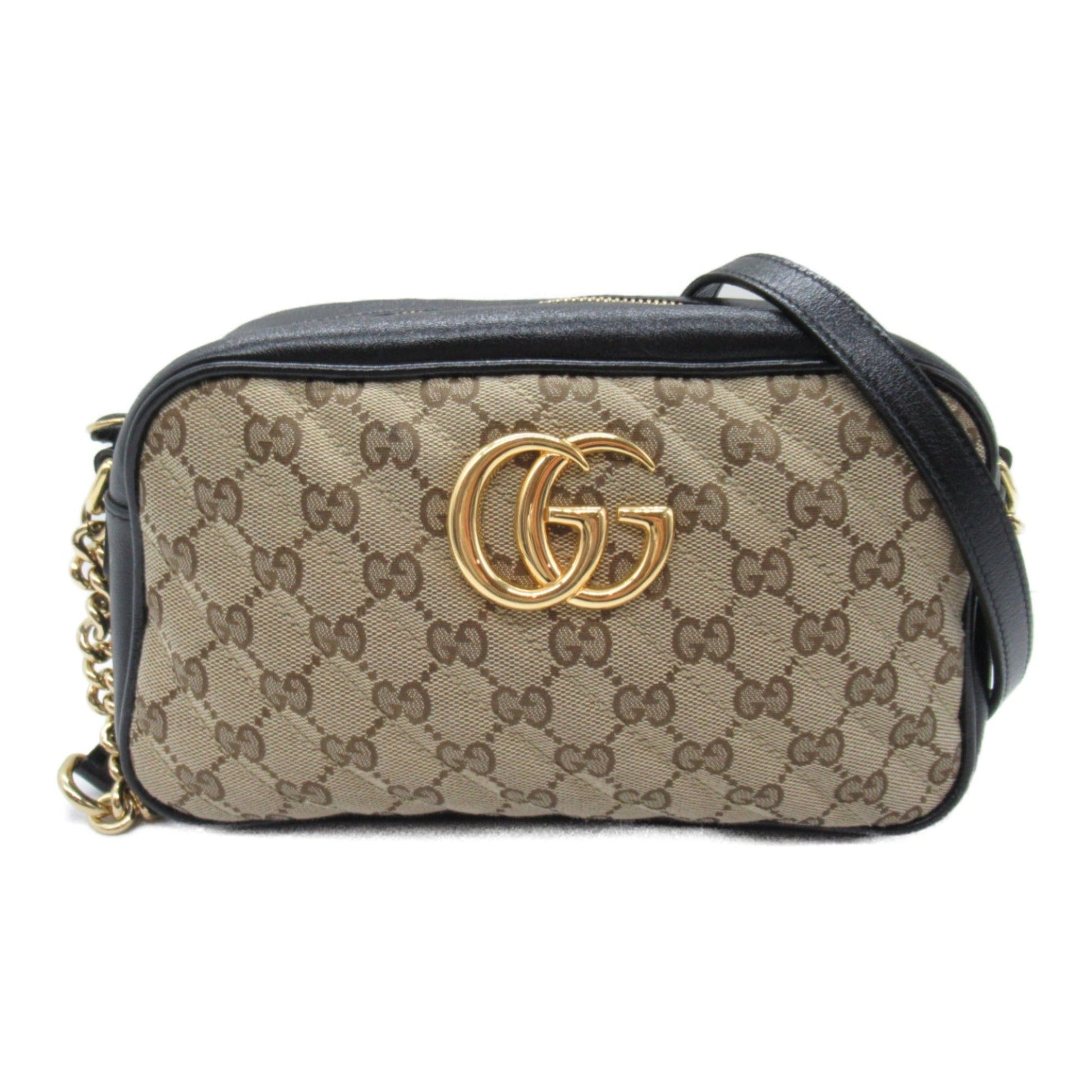 Gucci Beige Leather Shoulder Bag ()
