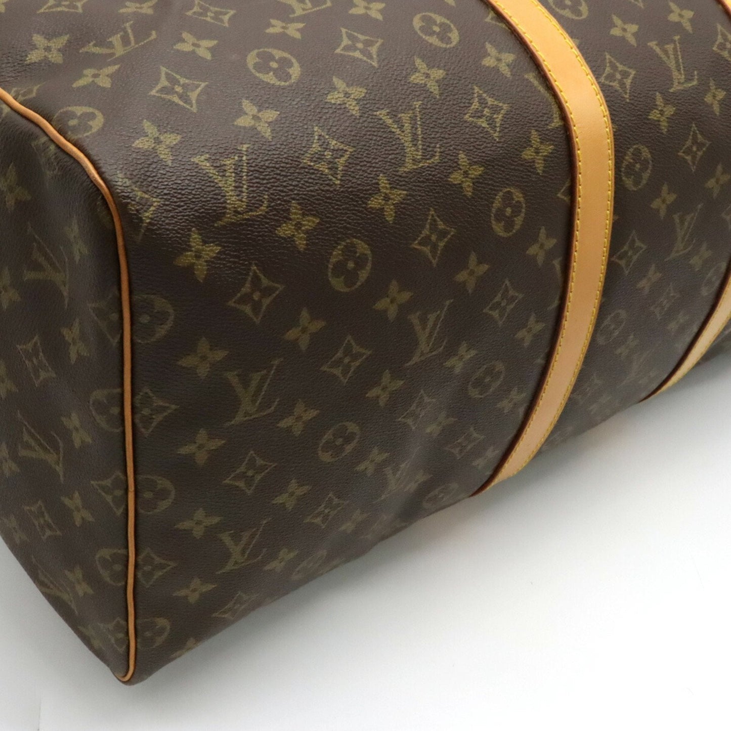 LOUIS VUITTON Monogram Keepall 55 Boston Bag Handbag M41424