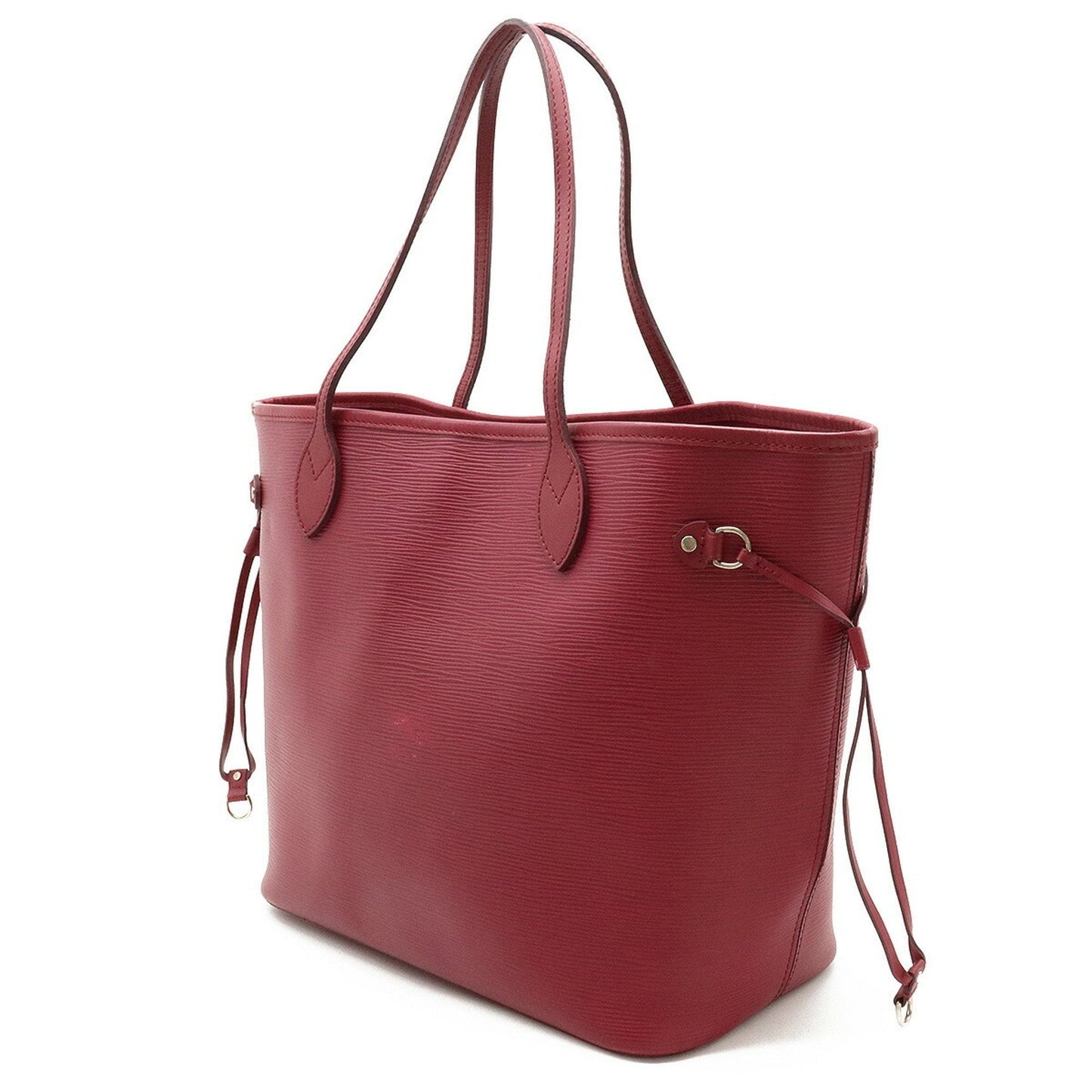 LOUIS VUITTON Epi Neverfull MM Tote Bag Shoulder Fuchsia Pink M40882