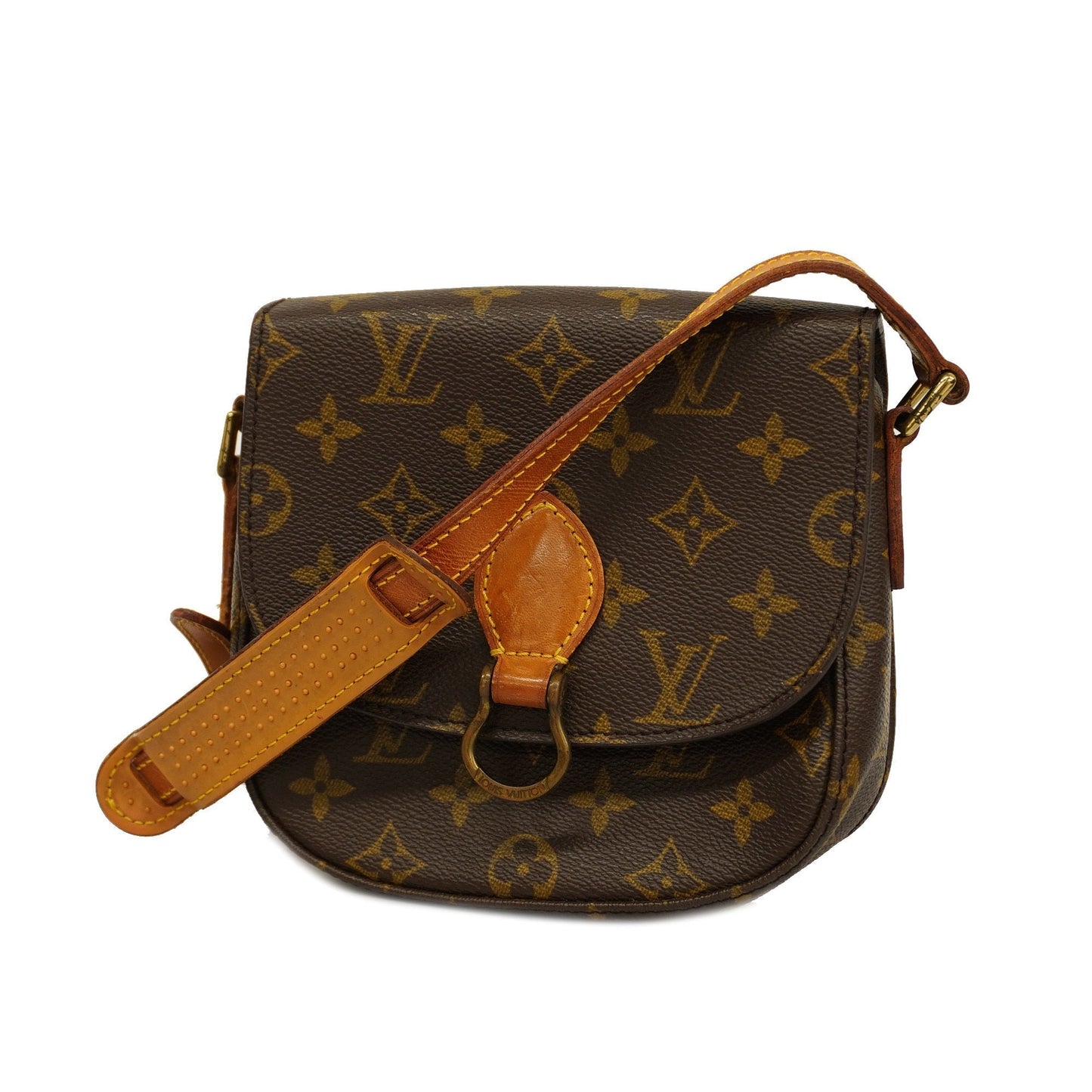 LOUIS VUITTONAuth  Monogram Mini Saint-Cloud M51244 Shoulder Bag