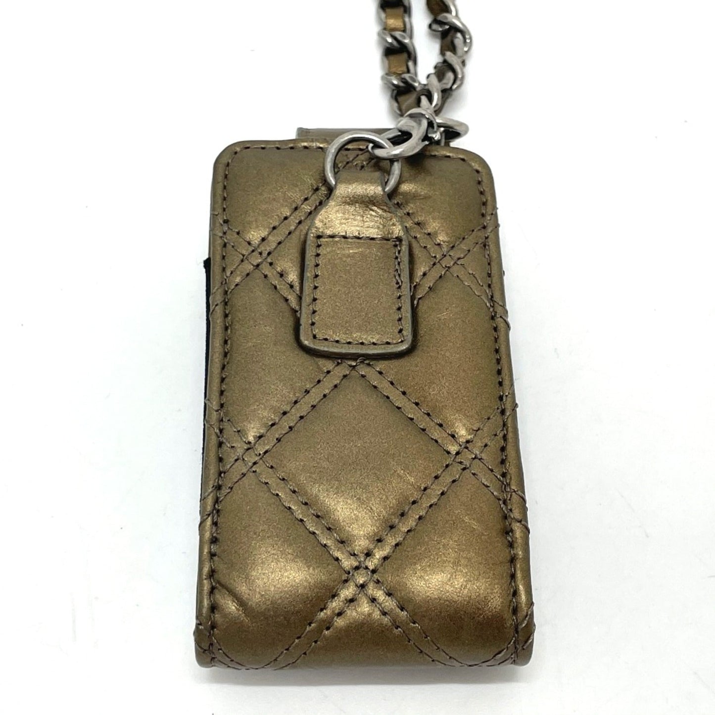 Chanel A32475 06A Matelasse Multi case mini Chain Shoulder Bag Gold x SilverHardware