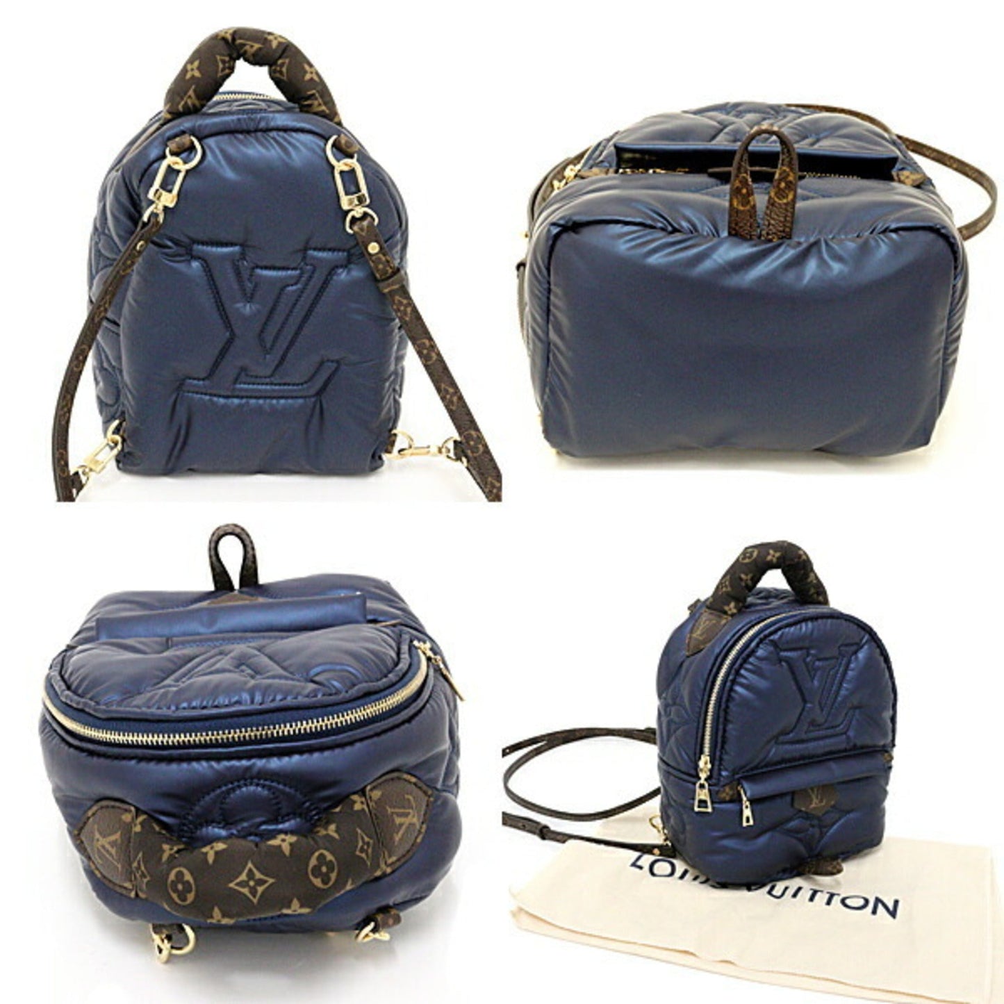 LOUIS VUITTON Palm Springs Backpack MINI M21060 Navy