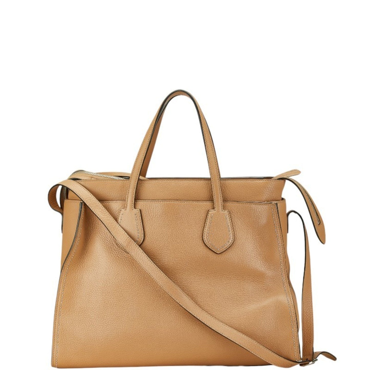 Gucci Beige Leather Handbag Shoulder Bag ()