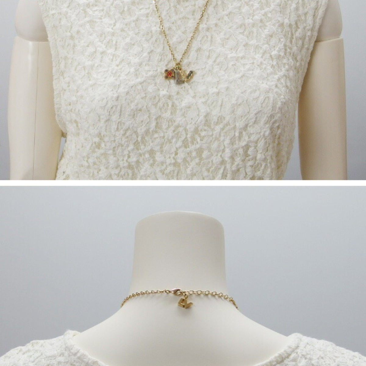LOUIS VUITTON Pandantif Love Letters Necklace Flower M37068