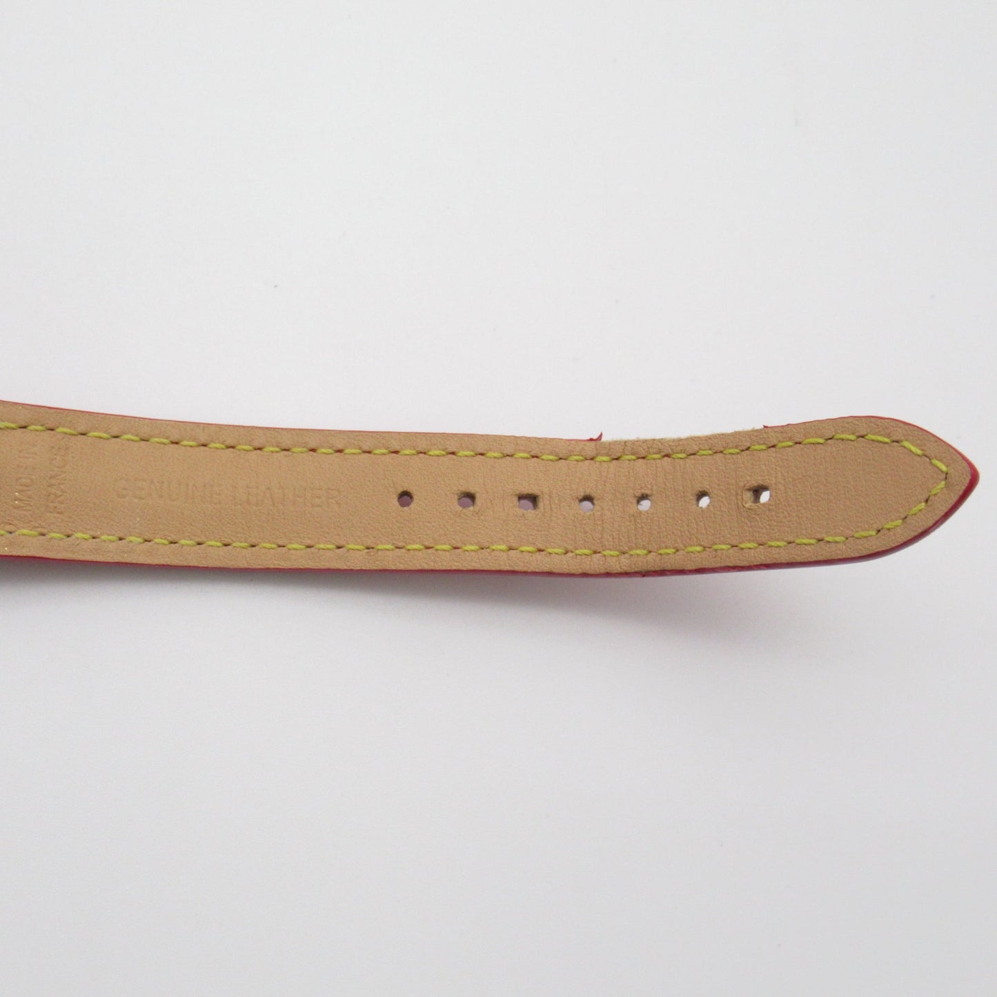 LOUIS VUITTON Tambour Forever Wrist Watch Watch Wrist Watch Q121F Quartz Gray Stainless Steel Leather belt diamond Q121F