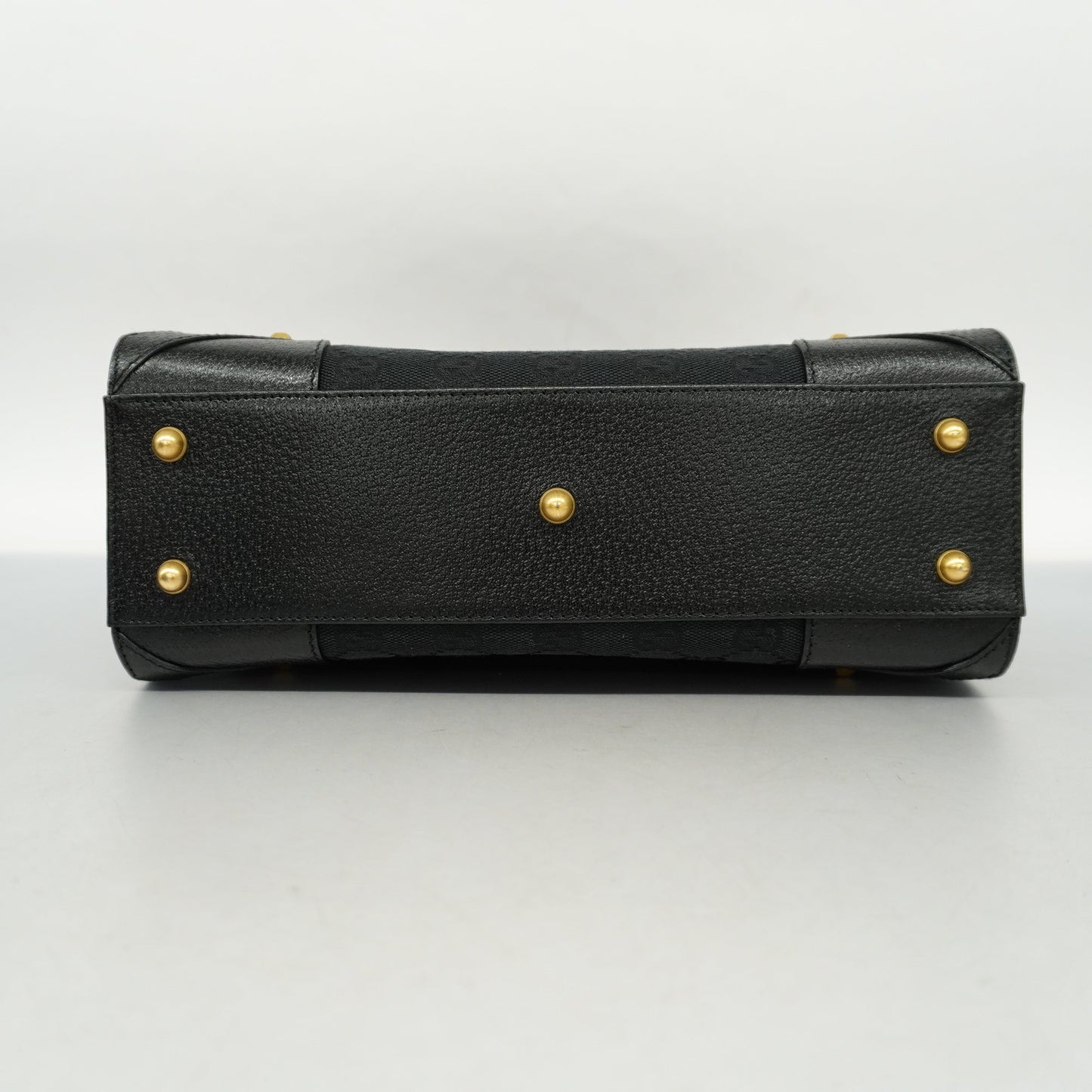 GUCCI  GG Canvas Handbag 120895 Women's Black