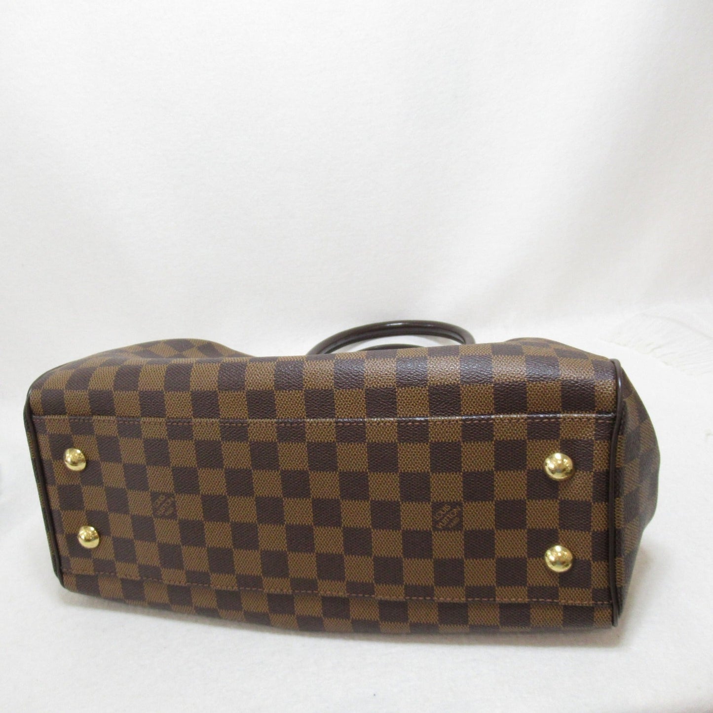 LOUIS VUITTON Trevi 2wayShoulder Bag Brown Ebene Damier PVC coated canvas N51997