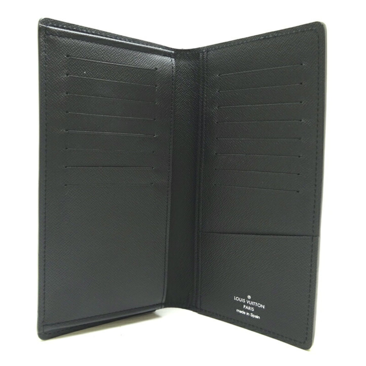 LOUIS VUITTON Portefeuil Brother Women's Bifold Wallet M60622 Epi Noir [Black]