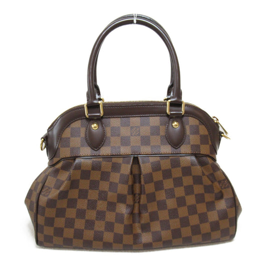 LOUIS VUITTON Trevi 2wayShoulder Bag Brown Ebene Damier PVC coated canvas N51997