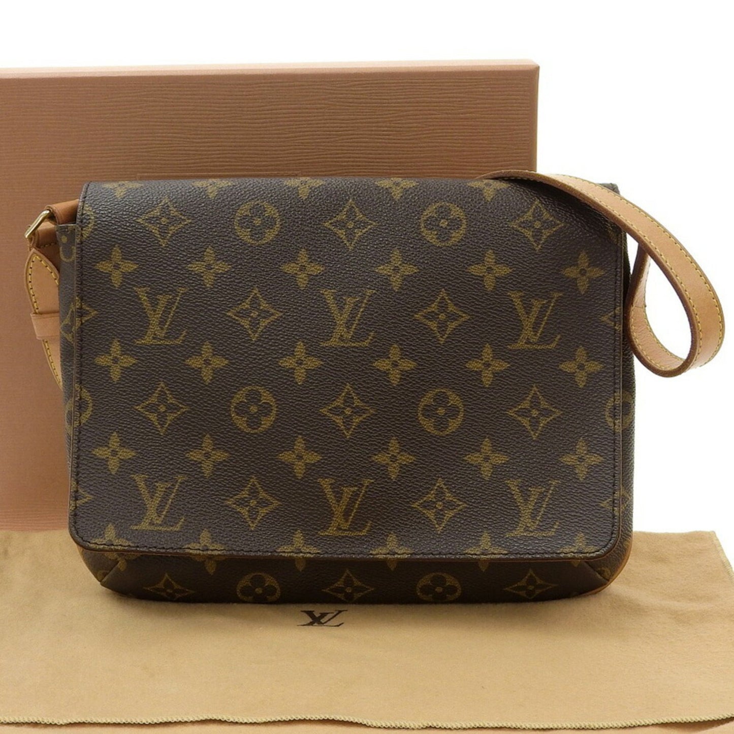 Louis Vuitton Monogram Musette Tango Ebene Short Shoulder Bag M51257