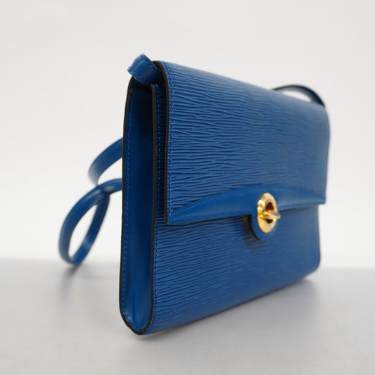 LOUIS VUITTONAuth  Epi Arche M52575 Women's Shoulder Bag Toledo Blue
