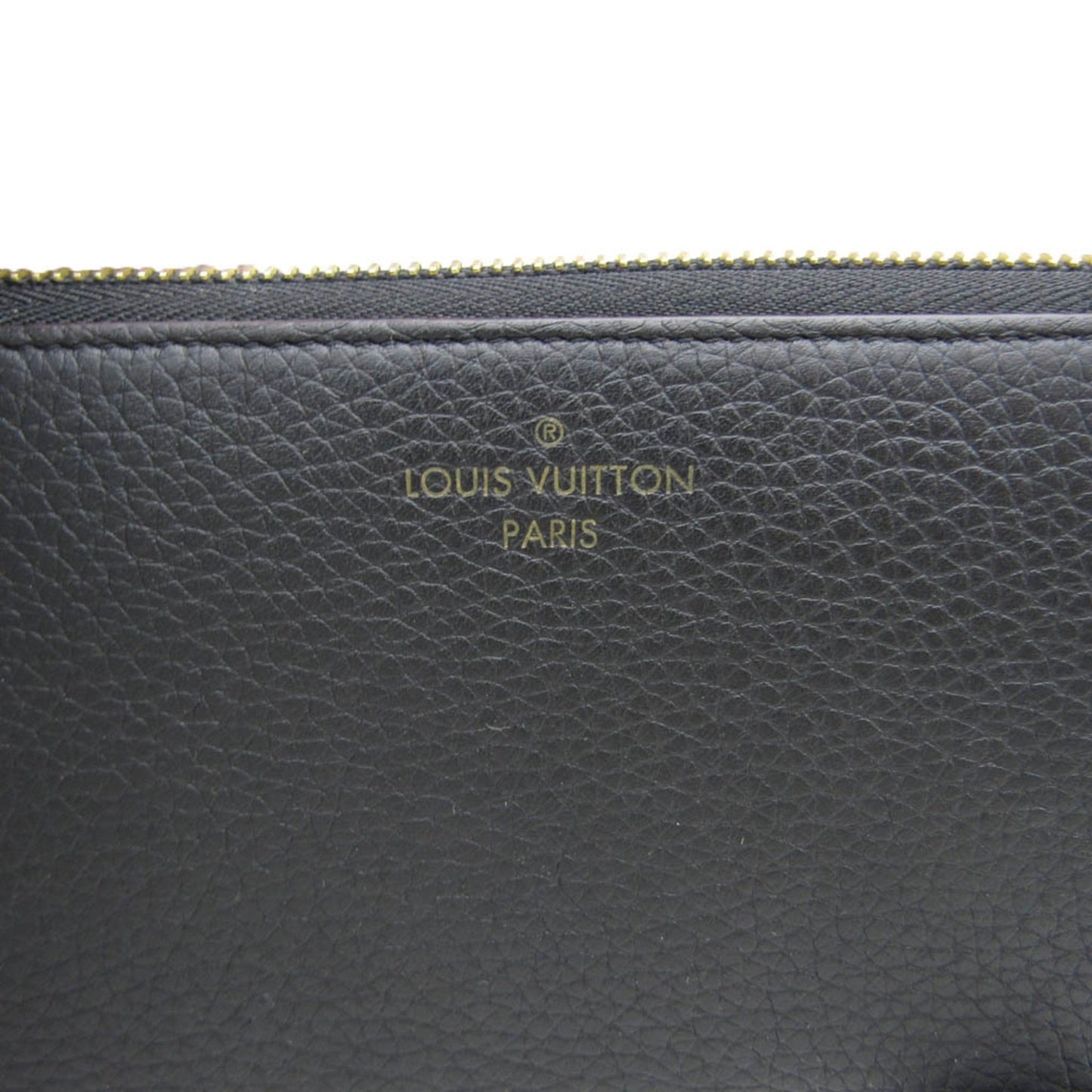 LOUIS VUITTON Taurillon Comete Wallet M63102 Women's Taurillon Leather Long Wallet [bi-fold] Noir