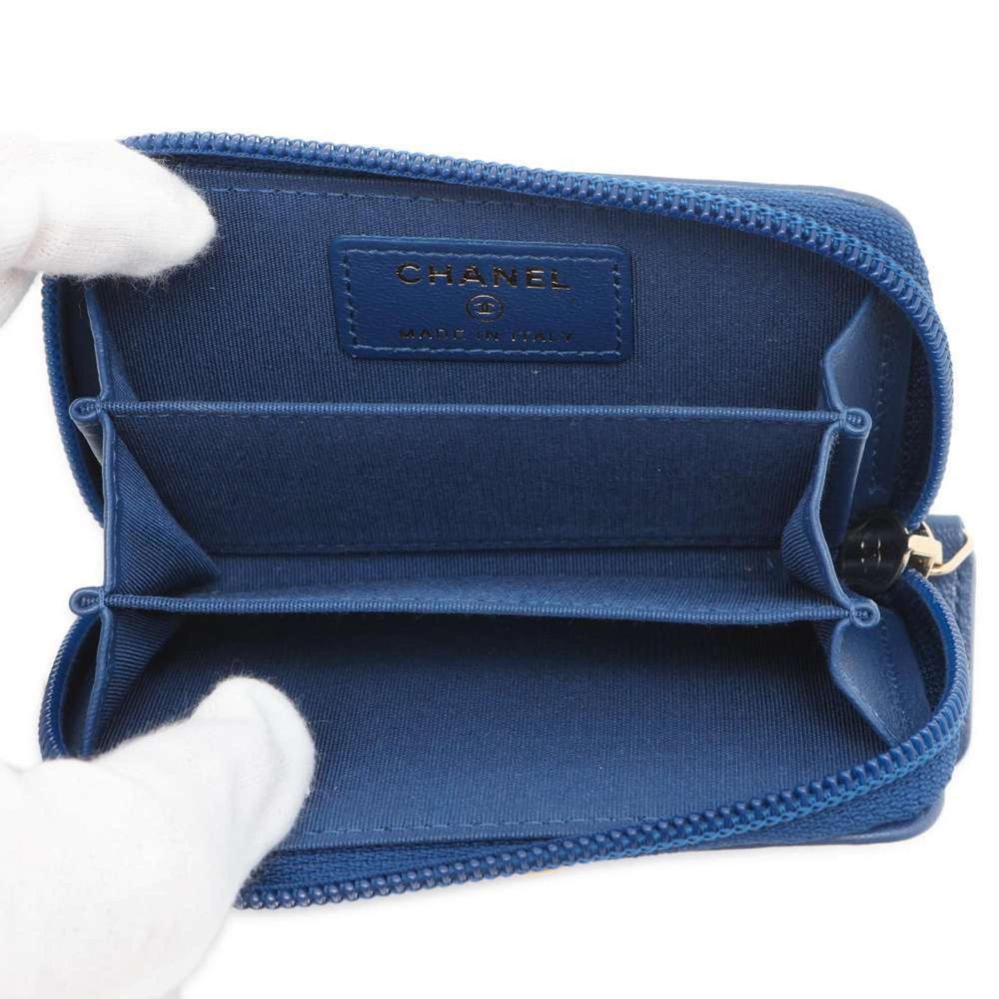 Chanel Wallet/Coin Case Boy Coco Mark Matelasse Lambskin A80602 CHANEL Coin Purse Wallet Business Card Case/Card