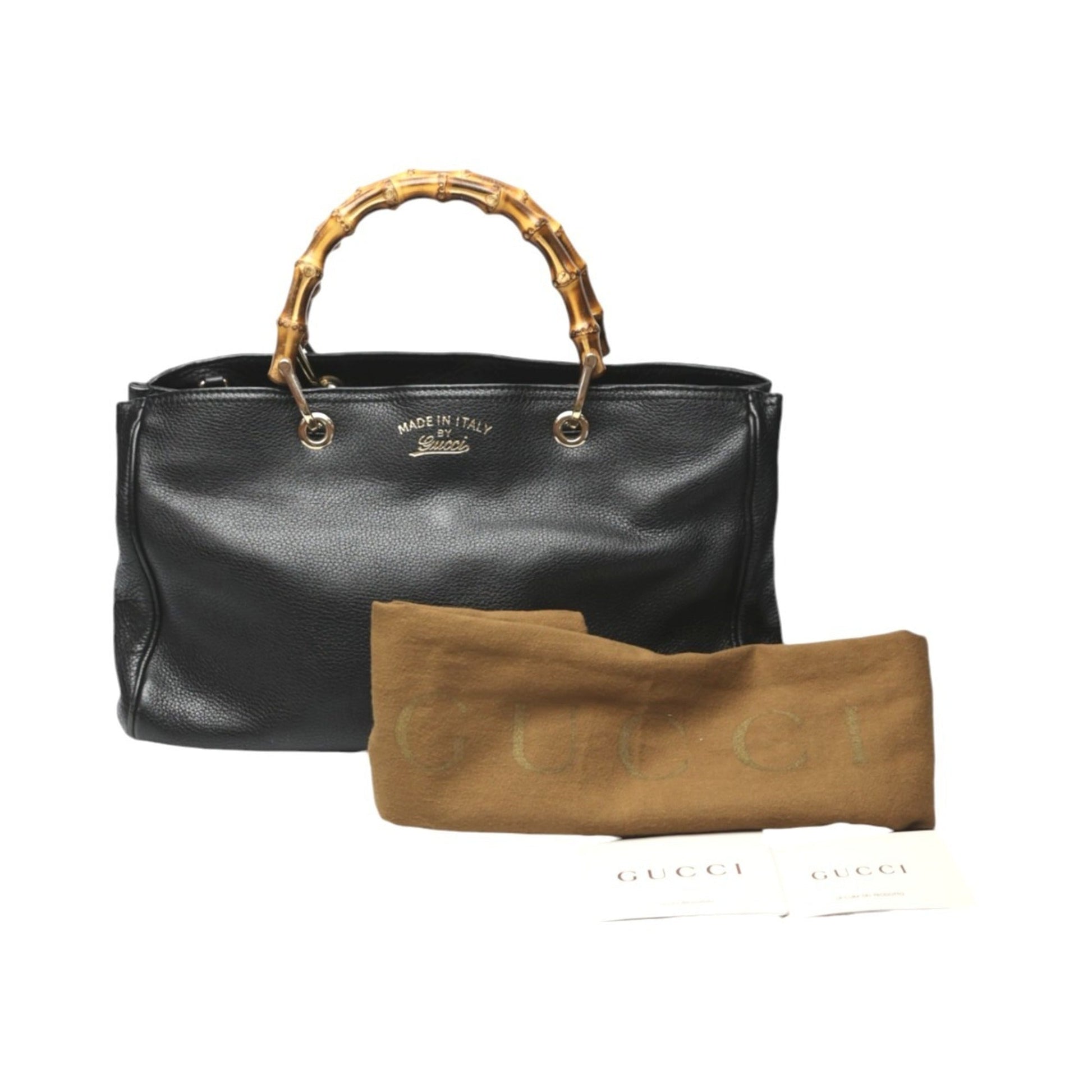 Gucci Black Leather Handbag ()