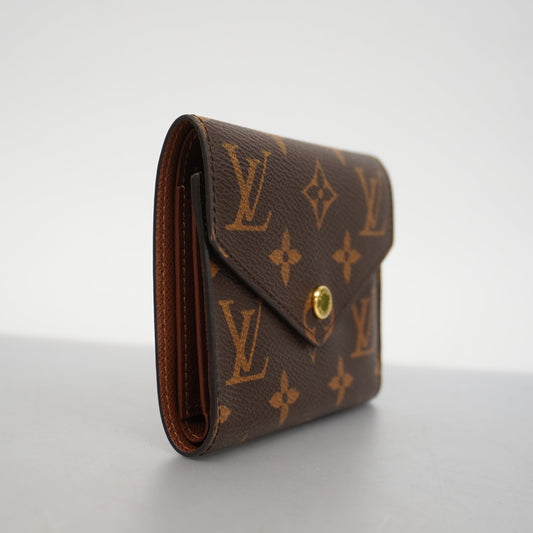 LOUIS VUITTONAuth  Monogram Portofeuil Victorine M62472 Wallet [tri-fold]