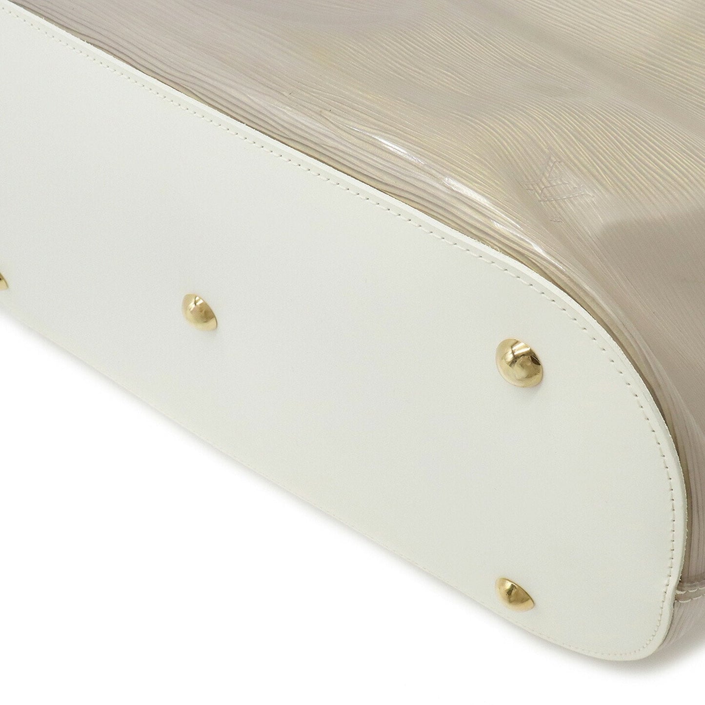 LOUIS VUITTON Epiplage Lagoon Bay Tote Bag Vinyl Leather Coconut Clear Gold M92151