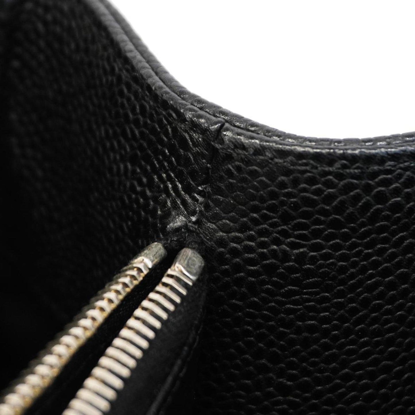 Chanel Tote Bag Matelasse Chain Shoulder Caviar Skin Black Women's