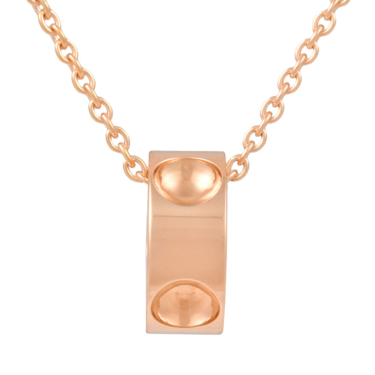 LOUIS VUITTON Pendantif Empreinte Necklace 40cm K18PG Q93673