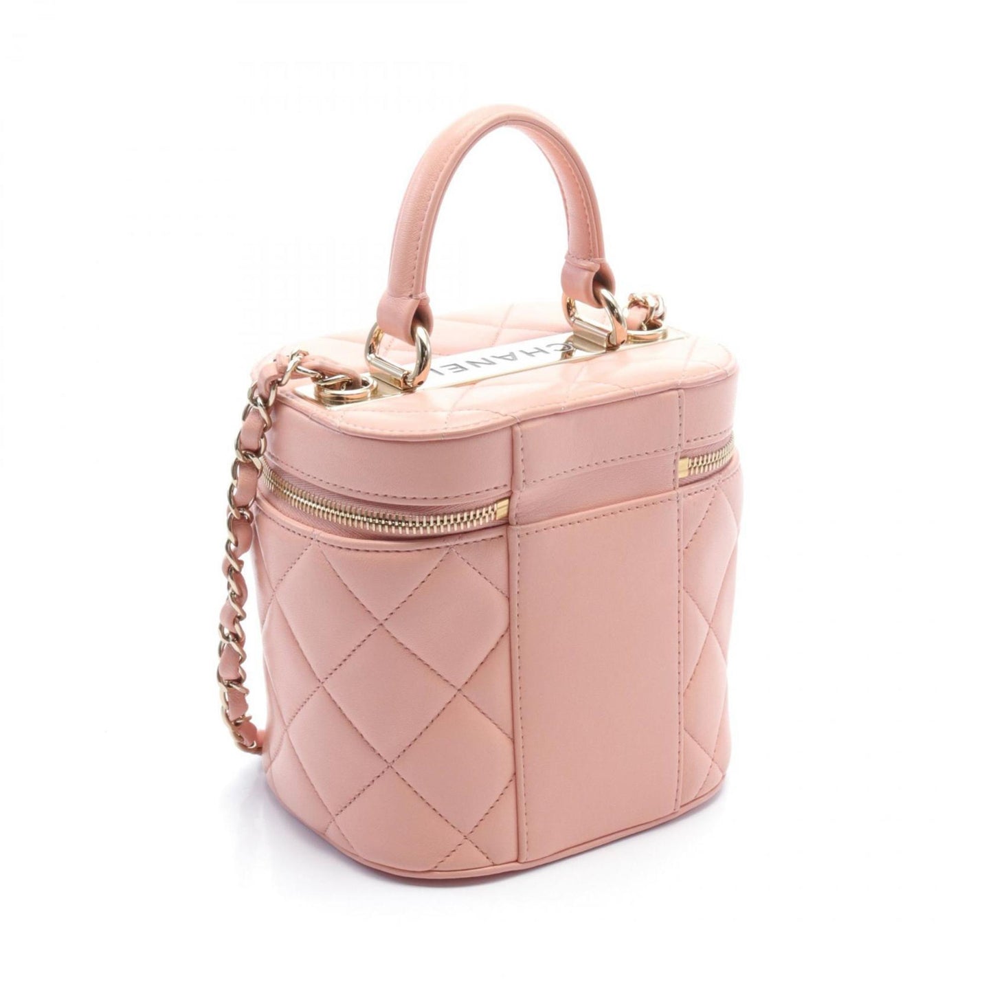 CHANEL Trendy CC Shoulder Bag Leather Women's Pink