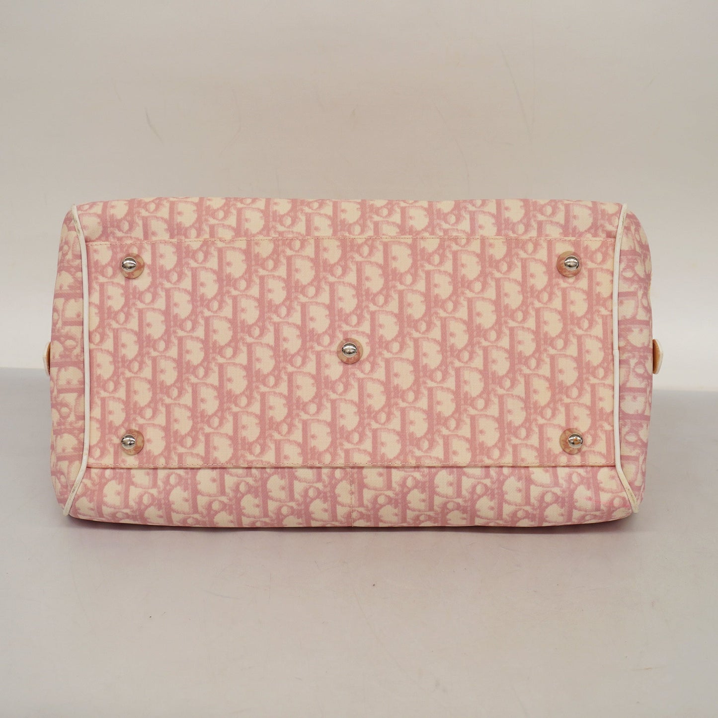 CHRISTIAN DIORAuth  Trotter Tote Bag Enamel Women's Coated Canvas Tote Bag Pink