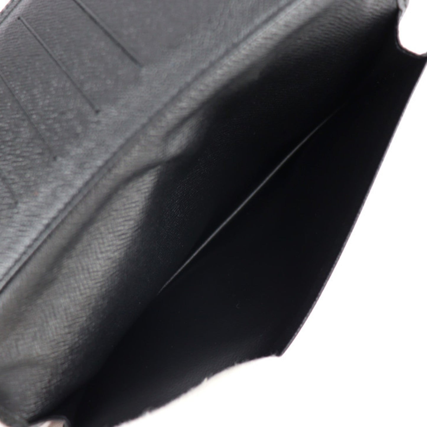 LOUIS VUITTON Porto Cult Credit Yen Bifold Wallet M31002 Taiga Ardoise Black Billfold Long Vuitton