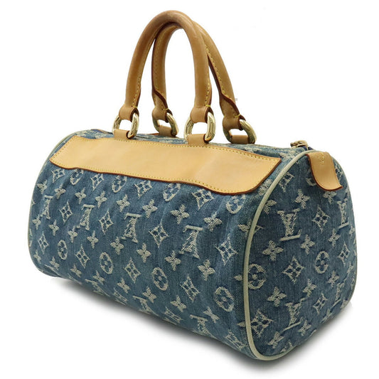 LOUIS VUITTON Monogram Neo Speedy Handbag Boston Bag Blue M95019