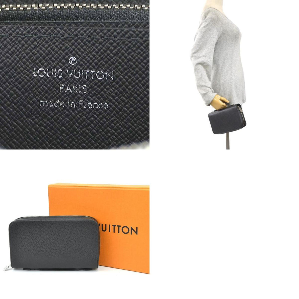 LOUIS VUITTON Organizer Second Bag Taiga Ardoise Men's M44275
