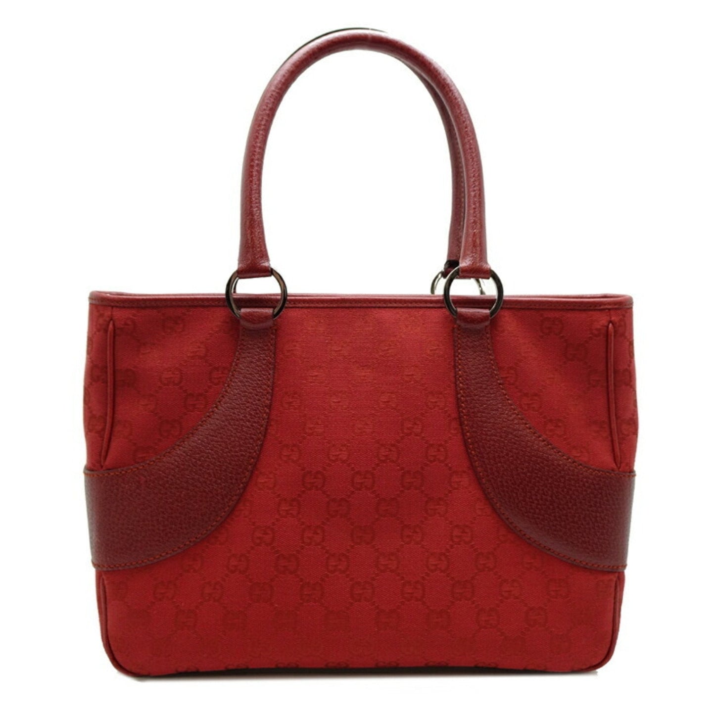Gucci Red Color Gg Canvas Shoulder Bag Tote Bag ()