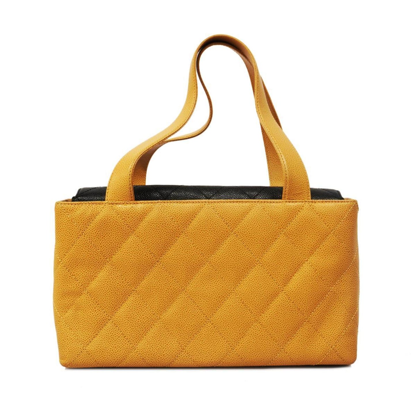 Chanel Tote Bag Matelasse Caviar Skin Beige Champagne Women's