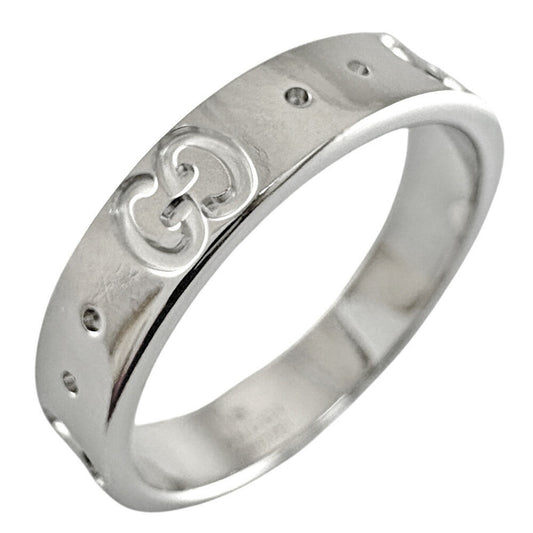 Gucci Icon Silver White Gold (18K) Band Ring ()