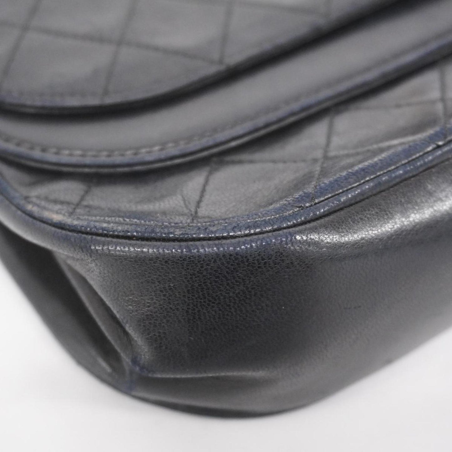 Chanel Shoulder Bag Matelasse Lambskin Black Women's
