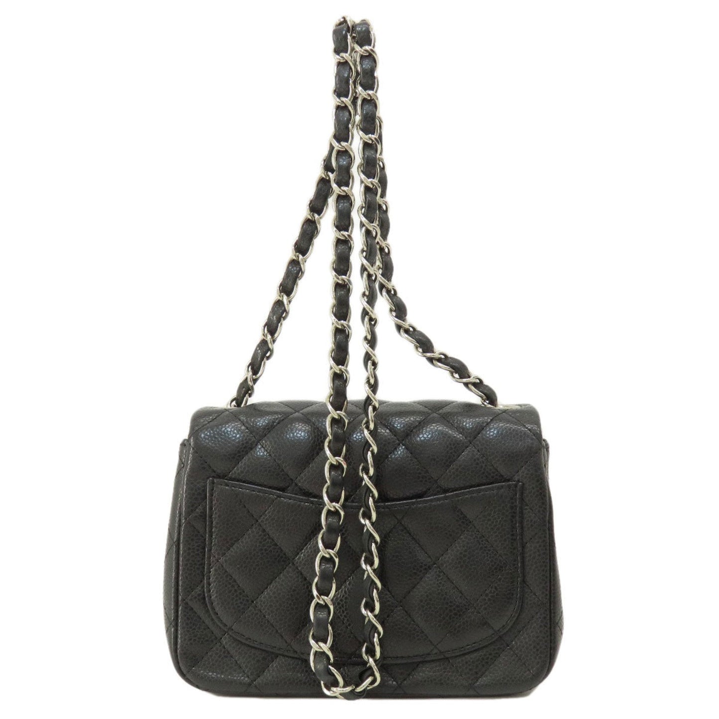 Chanel Matelasse Chain Shoulder Bag Caviar Skin Women's