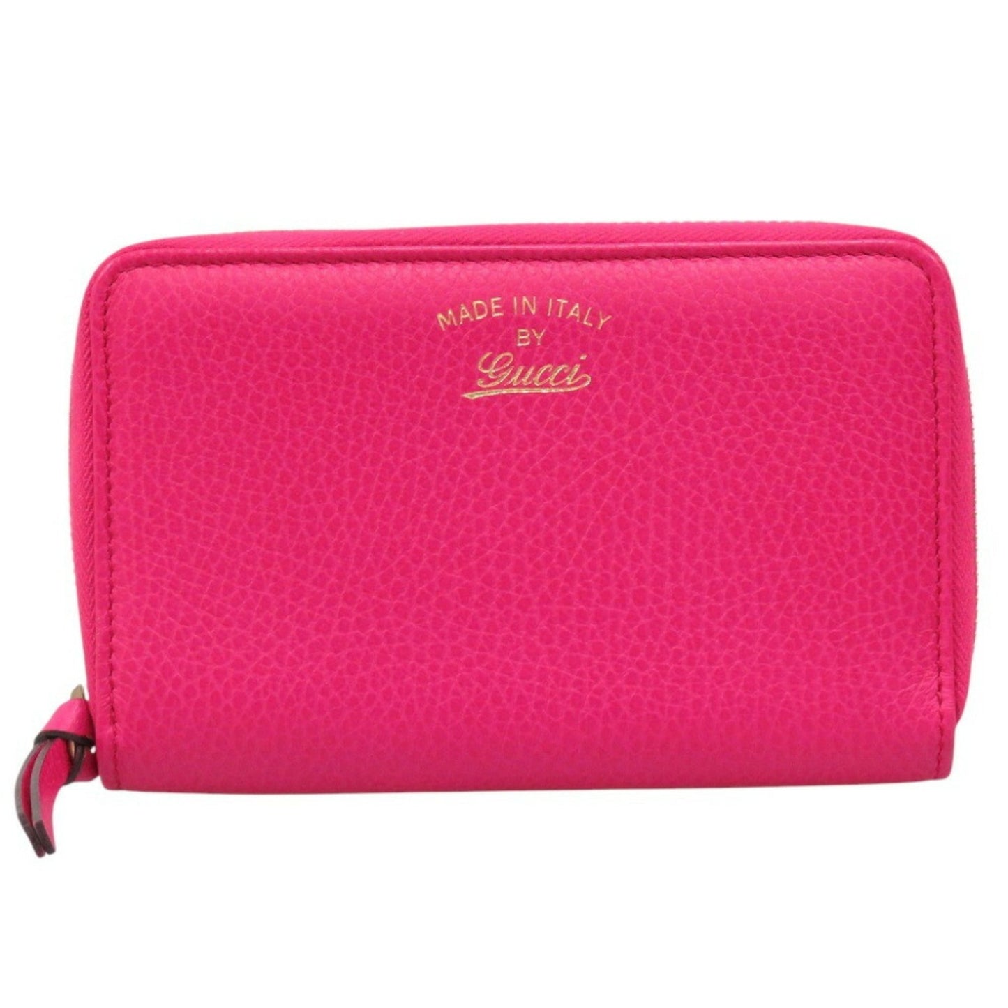 Gucci Pink Leather Coin Purse/Coin Case